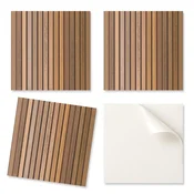 shumee Komplet vinilnih ploščic z dekorjem za kuhinjo ali kopalnico. Plošče z različnimi teksturami 9x30x30 cm