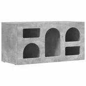 Vidaxl TV omarica ELST 80 x 35 x 40 cm Betonsko siva Konstruiran les