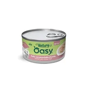 Oasy Cat Natury Adult fileji v želeju, konzerva - piščanec in šunka - 85 g 85 g