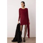 Trendyol Milla ženska haljina Tpraw26El00037, Bordeaux-Dark Burgundy