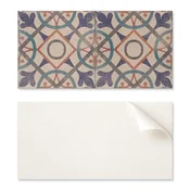shumee Paket samolepilnih vinilnih ploščic z geometrijskim vzorcem in krogi 10x40x20 cm