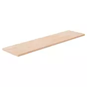 Daska za police 80x20x1,5 cm neobradena masivna hrastovina
