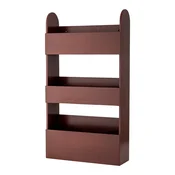 Rdeč otroški regal iz masivne pavlonije 38x70x12 cm Moris – Bloomingville Mini