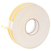 Vidaxl Samolepilni pena trak 2 szt. Bela 15mm x 10m CR pena