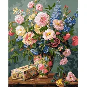 Rayher. Slikanje po številkah, A floral fantasy, 40x50 cm