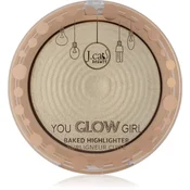 J.Cat Beauty You Glow Girl zapečen osvetljevalec odtenek 101 White Goddess 8.5 g