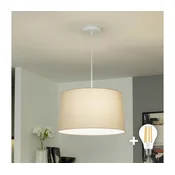 BRILAGI - LED luster na sajli CERIA 1xE27/40W/230V precnik 45 cm bež