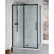 ALTIS BLACK Pravokotni zaslon 1400x900 mm, različica L/R - 140x90 cm - Polysan - ALTIS - 24 - Pravokotne tuš kabine - 1400 - 2000 - 900 - 8 - 14