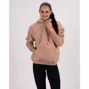Soft Warm Pulover s Kapuco Peščeno Roza - L