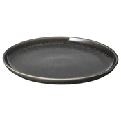 GLADELIG Desertni krožnik, temno siva, 20 cm