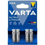 Varta Ultra litijeve AAA LR03 baterije 4 kom