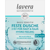 Gel za tuširanje cvrsti 2u1 basis sensitive Lavera 50g