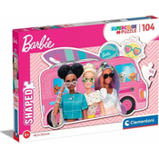 Clementoni Barbie obrisna sestavljanka na potovanju 104 kosi