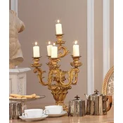 Casa Padrino luxury baroque candle holder antique gold A� 35 x H. 51 cm - Magnificent baroque style candlestick - Luxury decorative accessories in baroque style - Luxury quality - Made in Italy