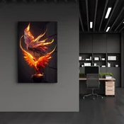 Wallity Dekorativna slika na kaljenom staklu, 70x110cm, Šarena