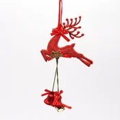 Dardanar Božični okrasni dodatek 15 cm rjavi zvonček, (21086120)