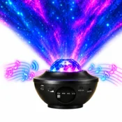 Netscroll Projektor zvezdne galaksije z Bluetooth zvočnikom in daljinskim upravljanjem, GALAXLMP