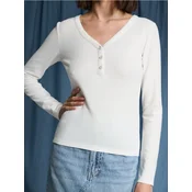 Sinsay - Bluza dugih rukava - krem