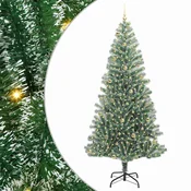 Umjetno božično drevo s snežno obloženimi vejicami in LED lučko