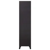 Vidaxl Omara s ključavnico antracitna in rdeča 90x45x180 cm jeklo