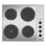 Hansa BHEI601060 Ugradna ploča, 4 pozicije za kuvanje, 5500 W, Mehanička kontrola, Inox