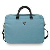 slomart Torba Guess Nylon Triangle Logo za 16 prenosnik - modra