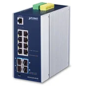 PLANET IGS-6325-8T4X network switch Managed L3 Gigabit Ethernet (10/100/1000) Blue, Grey