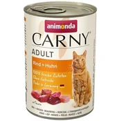 Animonda Carny cat cons. - govedina, piščanec 400 g