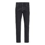 Jack & Jones Plus Kavbojke JJICHRIS JJORIGINAL  črn denim