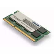 Patriot pomnilnik 4GB DDR3 1600MHZ SODIMM 1,35V (PSD34G1600L2S)