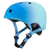 WOZINSKY Kolesarska čelada za BMX in skiro, 48–52 cm – modri preliv