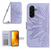 Eleganten ovitek etui za Samsung A36/A37/A56, Sončnica, Vijoličen