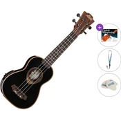 LAG BABYTKU-118SE Standard SET Black Soprano ukulele