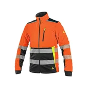 CXS Jakna CXS BENSON, visoko vidna, softshell, oranžno-črna