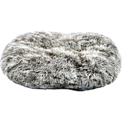 Bobby Postelja Oval Poilu Bicolor črna - 88 x 58 cm