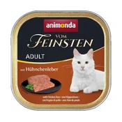 ANIMONDA Vom Feinsten mokra hrana za odrasle mačke - piščanec/jetra, 100g