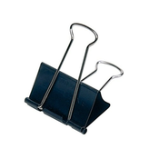 Sponke za papir 25mm, 12 kosov, (foldback binder clips)