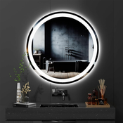Stensko ogledalo LED 90cm BAS
