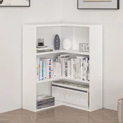 Hanah Home polica za knjige Adel 2 Shelf Corner, 60×60 cm, bela