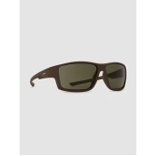 Dot Dash Huggy Brown Satin Sunglasses vint grn