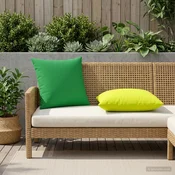 vidaXL Blazina 2 kos HEERLEN Svetlo zelena. 60 x 60 cm Poliester