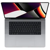 APPLE Obnovljeno - znaki rabe - MacBook Pro Retina 16 2021 Apple M1 Max 3,2 Ghz 64 Go 512 Go SSD Siderealna siva, (5000001496)