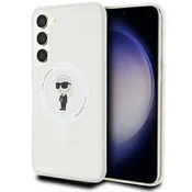 Karl Lagerfeld KLHMS23MHFCKNOT S23+ S916 prozorno trdo ohišje IML Ikonik MagSafe