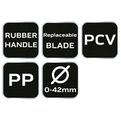 shumee Rezalnik plastičnih cevi 0-42 mm