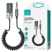 USAMS USAMS Bluetooth 5.0 USB-AUX avdio adapter siv/temno siv SJ464JSQ01 (US-SJ464)