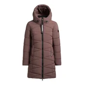 khujo Zimski plašč Tiff mauve/črna