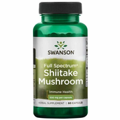 Swanson Shiitake Mushroom, 60 kapsul