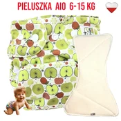 shumee NappiMe AIO žepna plenica iz mikroflisa APPLES