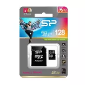 SiliconPower 128GB micro SDXC UHS-I U1 class10 SR104+Aadapter/SP ( MCSP128G10A/Z )