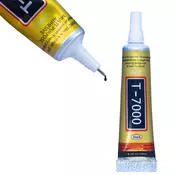 OEM T-7000 Univerzalno Lepilo 15 ml – Črn, Elastičen in Trpežen | Hitro Sušenje, 70–85A Trdota | Za Elektroniko, Steklo, Les, Kovino